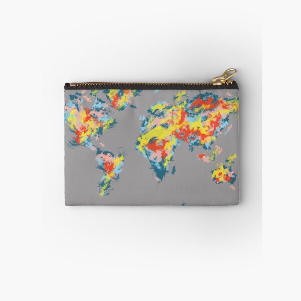 Item preview, world map brush strokes 2 designed and sold by BekimART.