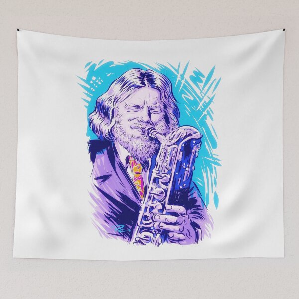 Item preview, Gerry Mulligan - An illustration by Paul Cemmick designed and sold by TIGERDAVER.