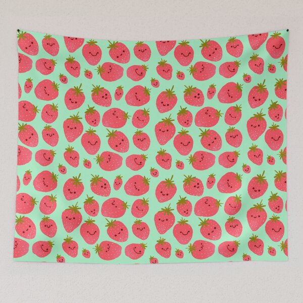 Item preview, Cute strawberry pattern designed and sold by Kristina Stoyanova.