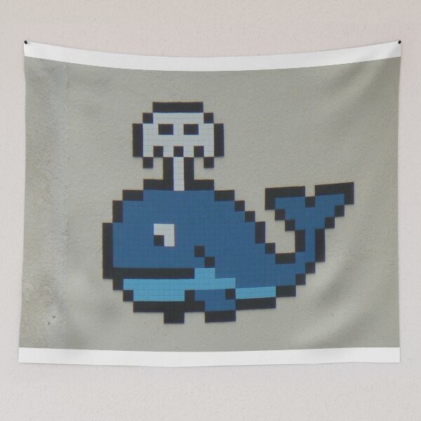 Item preview, Space Invader Malaga - Whale designed and sold by DRS-Edinburgh.