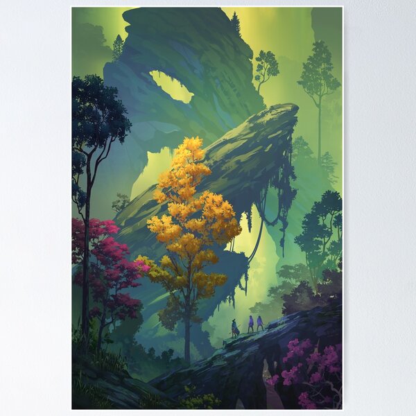 Vegetal Chasm Poster