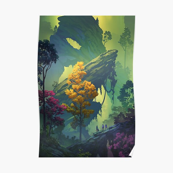 Vegetal Chasm Poster