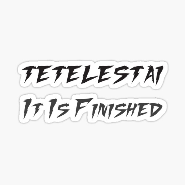 Artikel-Vorschau von Tetelestai, designt und verkauft von plushism.