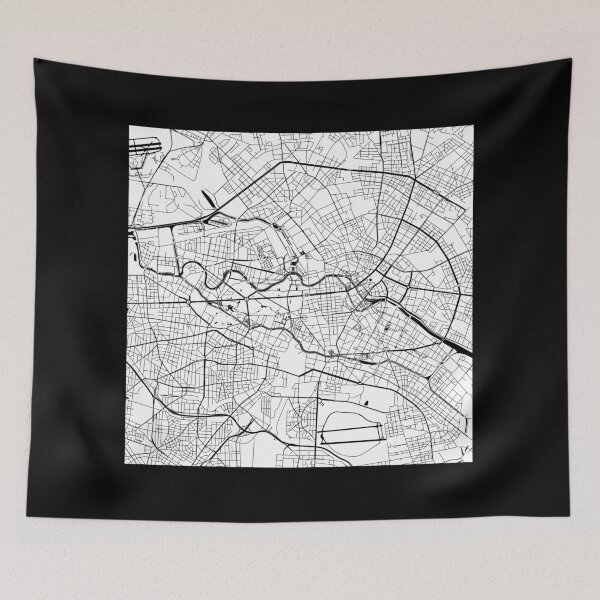 Item preview, Berlin Map City Map Poster Black and White, Germany Europe Gift Printable, Modern Map Decor for Office Home Living Room, Map Art, Map Gifts designed and sold by 44spaces.