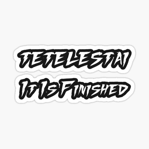 Artikel-Vorschau von Tetelestai, designt und verkauft von plushism.