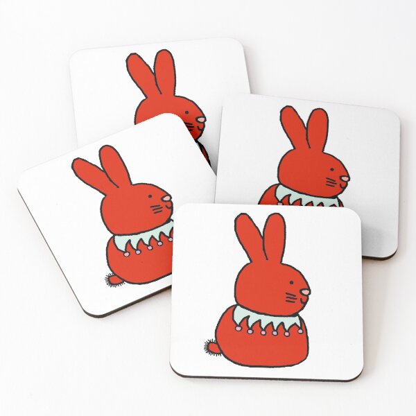 Item preview, Red Rabbit on a transparent background designed and sold by ellenhenry.
