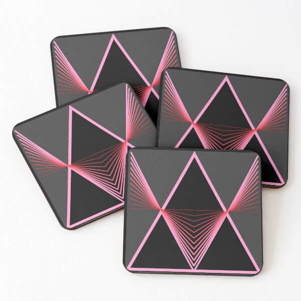 Item preview, Pink graphic with triangles designed and sold by Robert Elfferich.