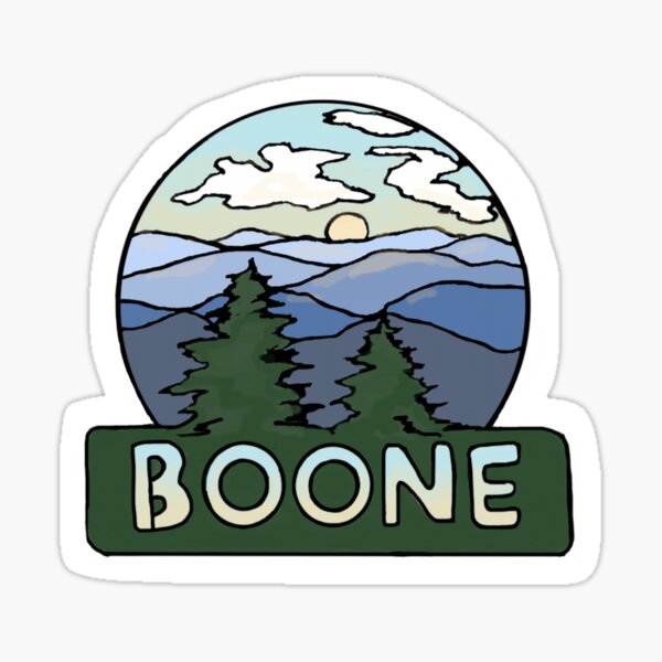 Boone and the Blue Ridge Sticker
