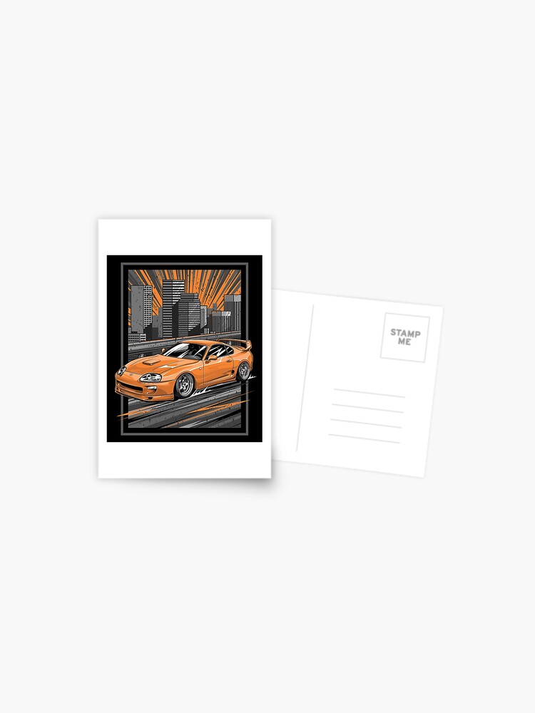 Toyota Supra mk4 Postcard for Sale by RACING FACTORY