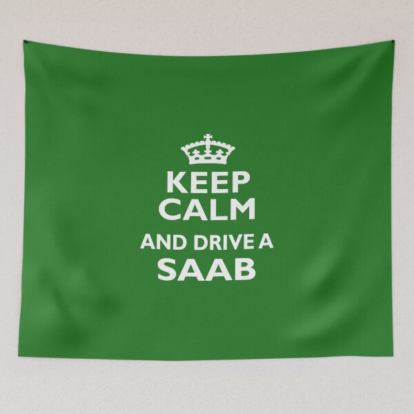 Item preview, Saab Owner Love Funny Cool Keep Calm Drive  designed and sold by smily-tees.