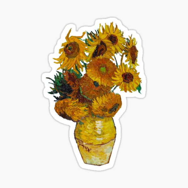 sunflowers Sticker