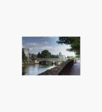 The Canal - Galway, County Galway, Ireland Art Board