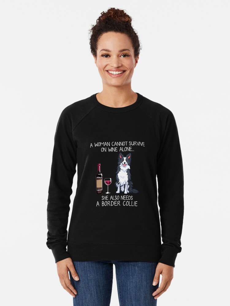 Border collie sweatshirt Clearance