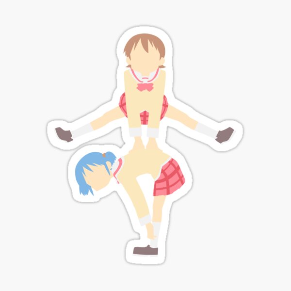 Yuuko and Mio from Nichijou Sticker