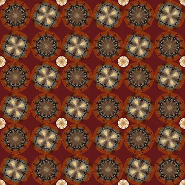 Artwork thumbnail, Circular Marsala Mix by Ruth Palmer