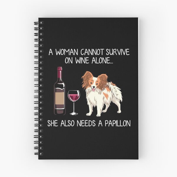 Item preview, Papillon and wine Funny dog designed and sold by TeeDoozy.