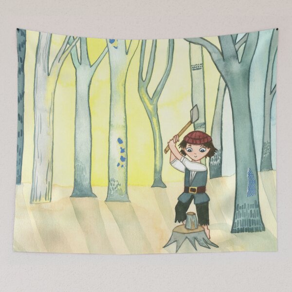 Item preview, Hansel Chopping Logs  designed and sold by Niina  Niskanen.