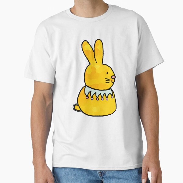Item preview, Spring Yellow Rabbit on a transparent background designed and sold by ellenhenry.