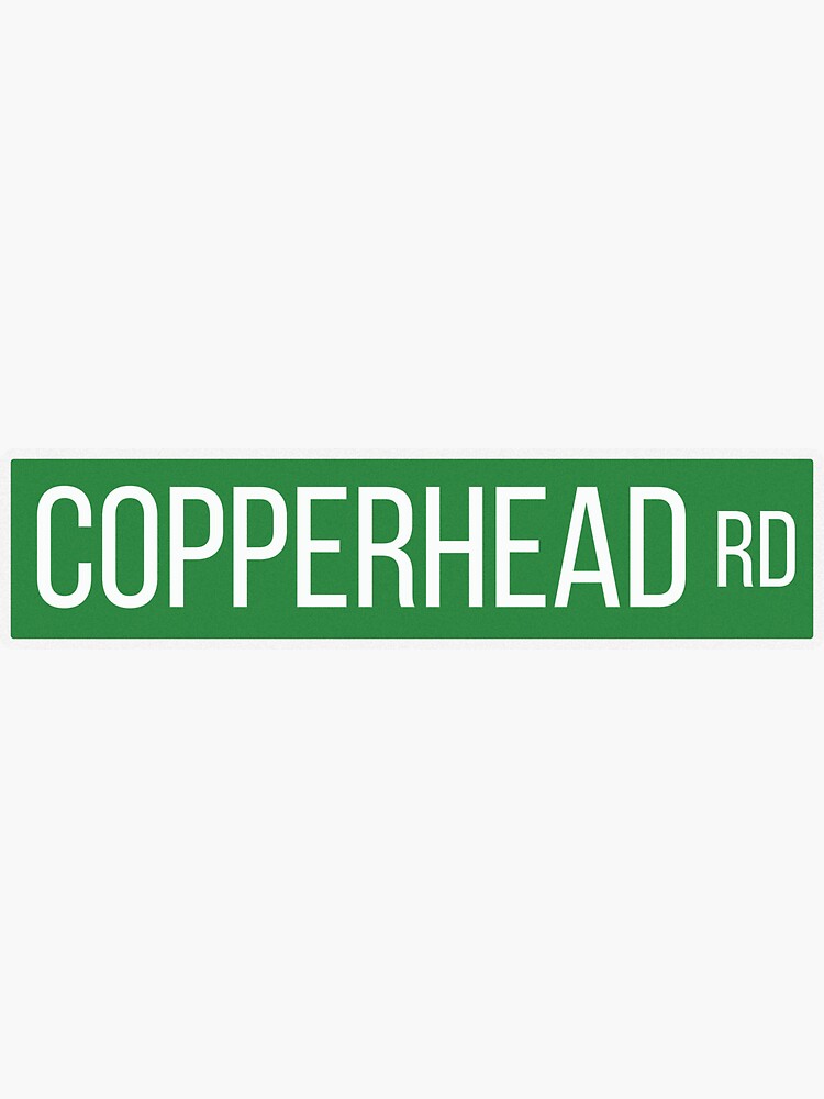 "Copperhead Rd" Sticker for Sale by cavsjack Redbubble