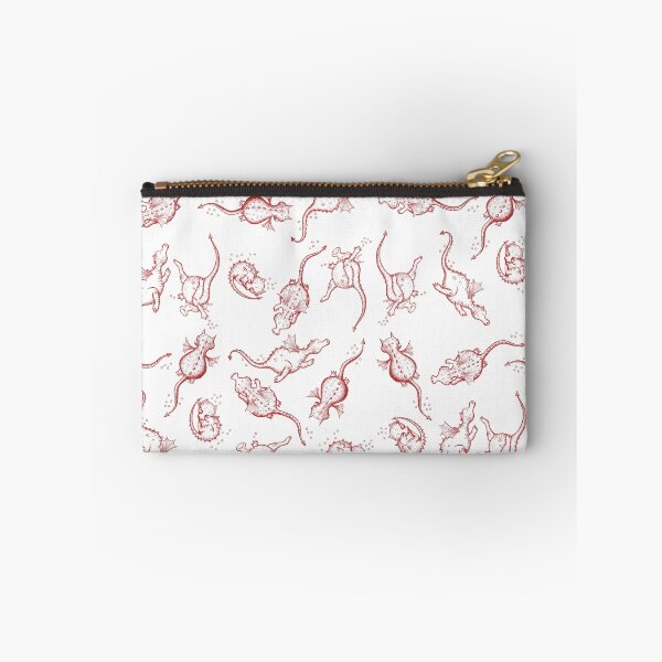 Item preview, Dragons at Play pattern - red designed and sold by Sally Barnett.