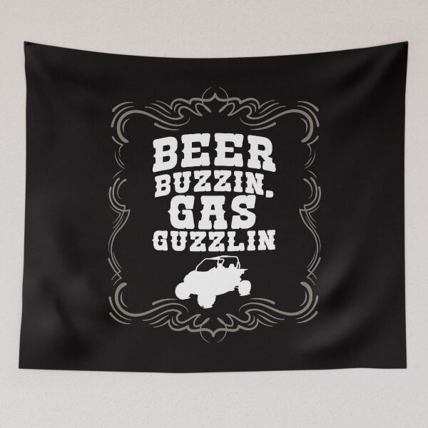 Item preview, Beer Buzzin Gas Guzzlin UTV Quad Riding 4 Wheelers Tee Shirt designed and sold by shoutoutshirtco.