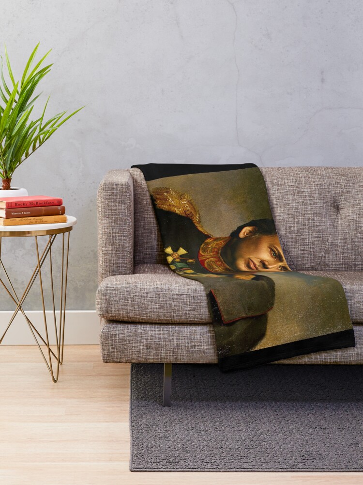 Alternate view of Nicolas Cage - replaceface Throw Blanket