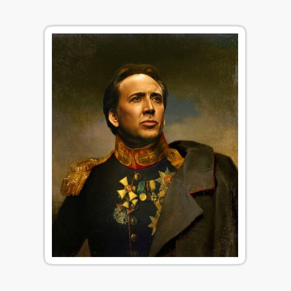 Nicolas Cage - replaceface Sticker