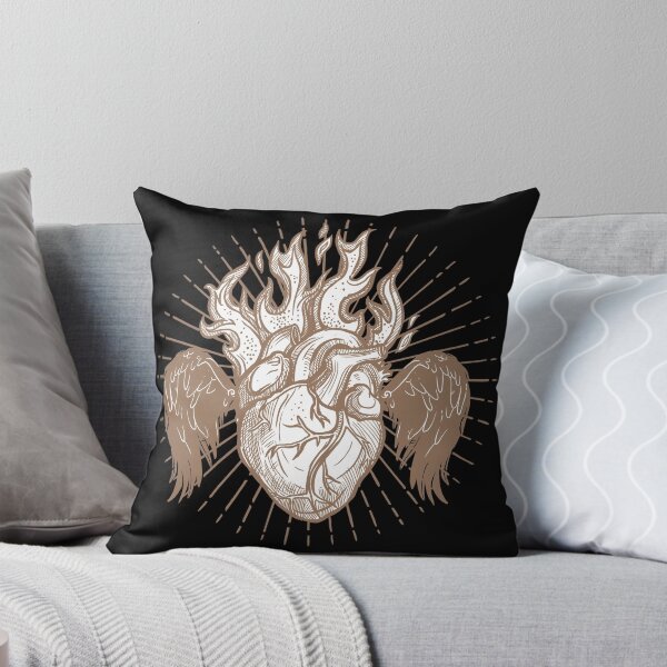 Item preview, Occult Tattoo 1 - Flaming Heart designed and sold by Robert Lynch.