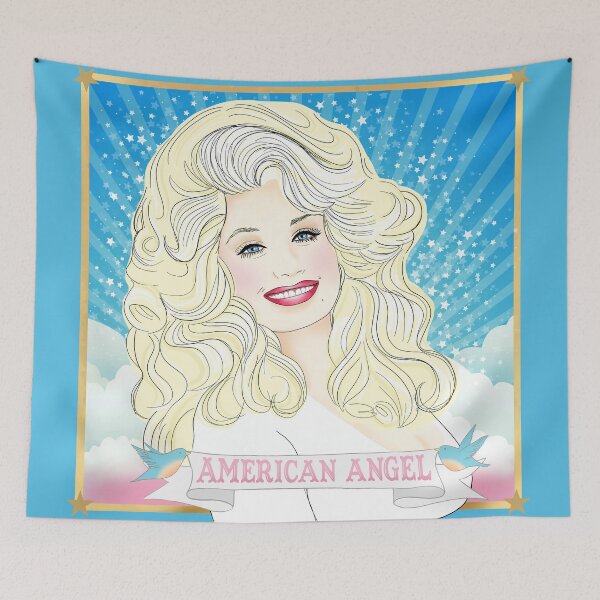 Item preview, Dolly Parton American Angel designed and sold by BunnyThePainter.