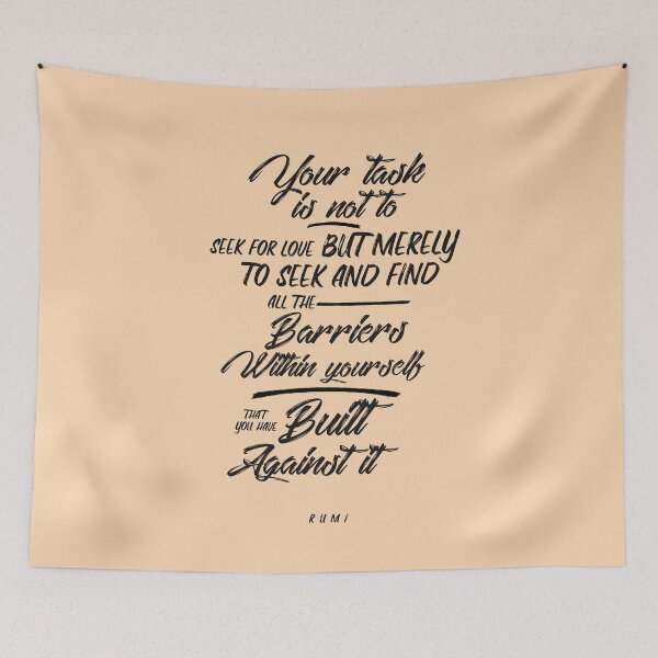 Item preview, Love Quotes - Rumi Quotes - Typography Lettering - Rumi Poster - Minimal designed and sold by Studio Grafiikka.