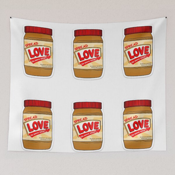 Item preview, Peanut Butter Spread Love designed and sold by Sipsta.