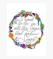 Nature Sings Photographic Print