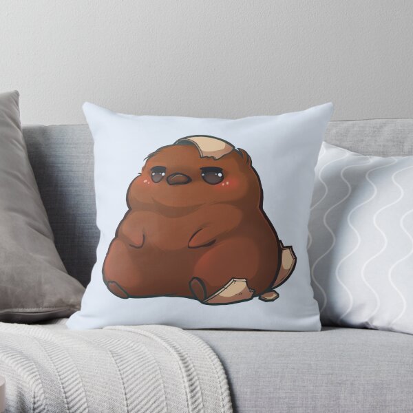 chuBBY king penguin baby Throw Pillow