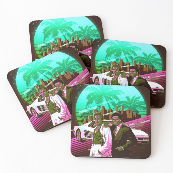 Item preview, Iconic TV Art: Miami Vice Print Featuring Don Johnson and Philip Michael Thomas designed and sold by TwoRabbits.