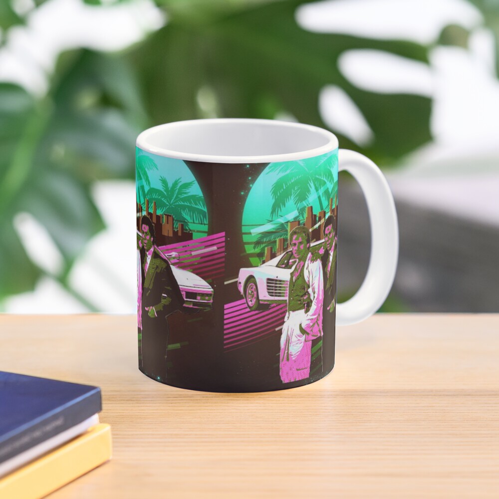 "Miami Vice retro" Coffee Mug by TwoRabbits Redbubble