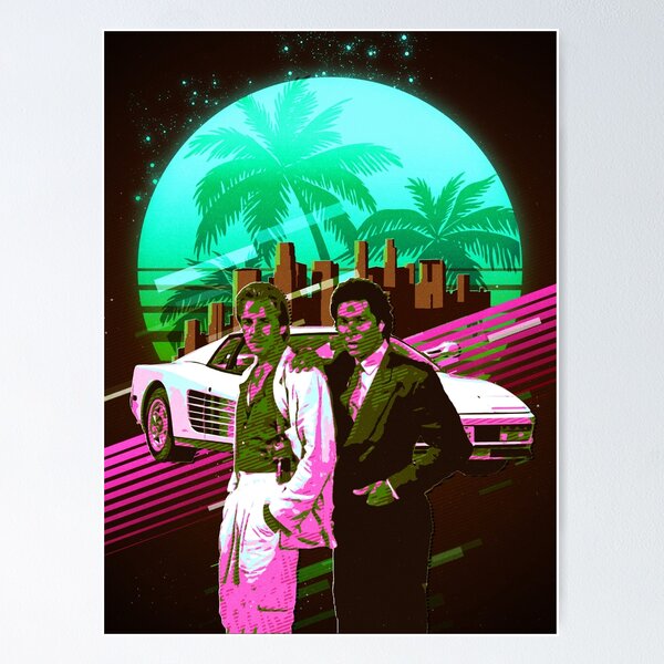 Miami Vice print by The Usher designs