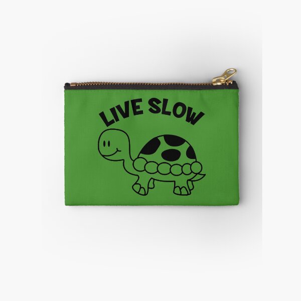 Item preview, Town Tees Live Slow Lazy Turtle Shirt designed and sold by TownTees.