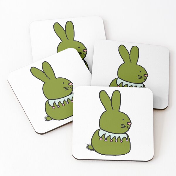 Item preview, Green Rabbit on a transparent background designed and sold by ellenhenry.