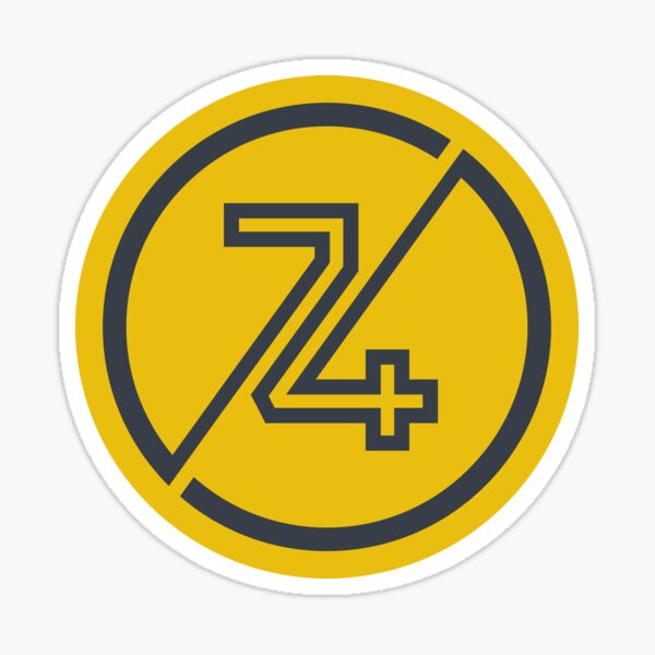 NUMBER 74 Sticker