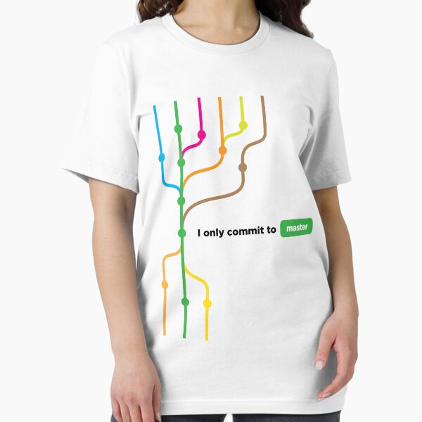 Item preview, I only commit to master (color) designed and sold by bald.design.