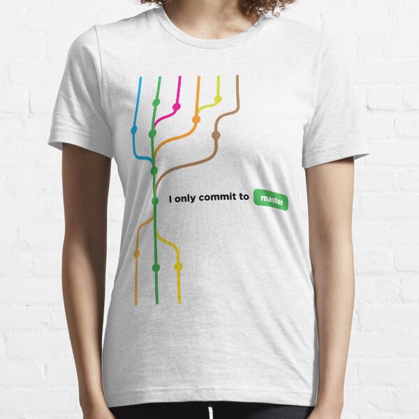 Item preview, I only commit to master (color) designed and sold by bald.design.