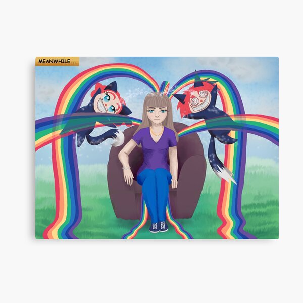 Leaking Rainbows Canvas Print