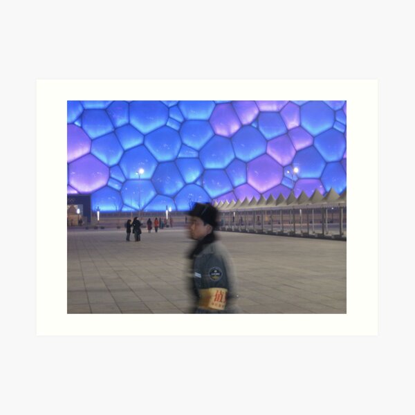 Guard The Water Cube Art Print