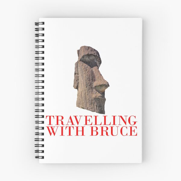 Item preview, Travelling with Bruce Easter Island Logo designed and sold by Bruce Frommert.