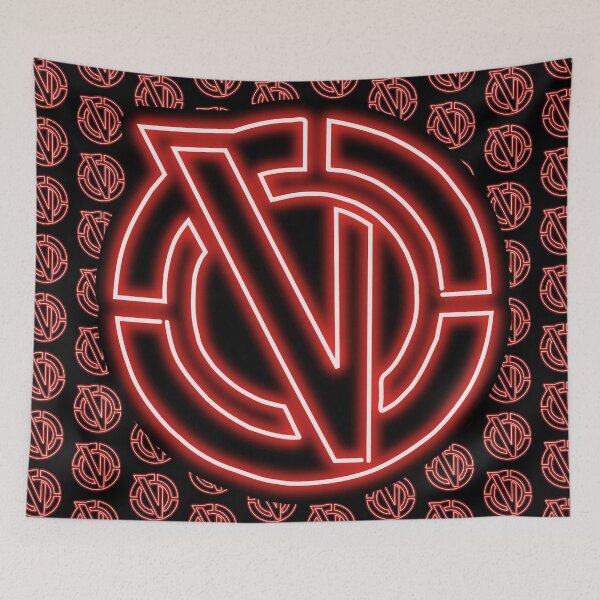 Item preview, Red Neon Vindicators Logo designed and sold by gkillerb.
