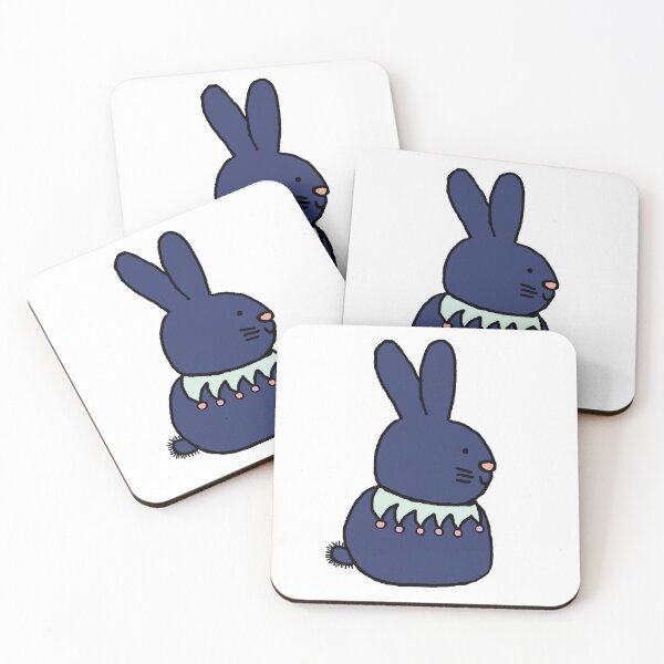 Item preview, Blue Rabbit on a transparent background designed and sold by ellenhenry.