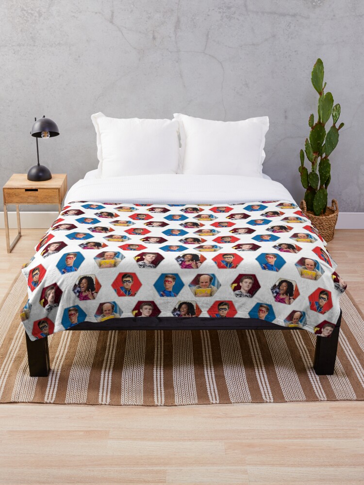 Henry Danger Hexagon Throw Blanket By Linneke