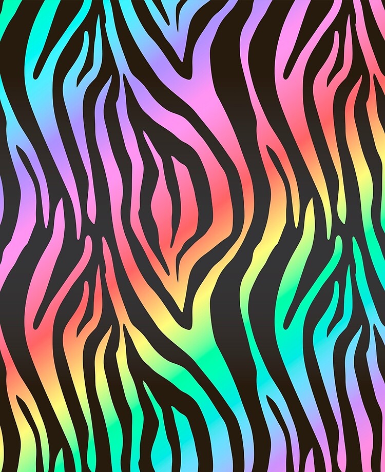 Rainbow Zebra Stripes | iPad Case & Skin
