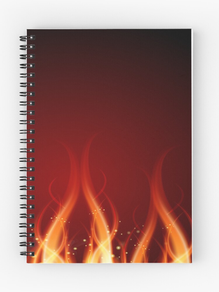 Thumbnail 1 of 3, Journal, Fire Flames Background designed and sold by robertllynch.
