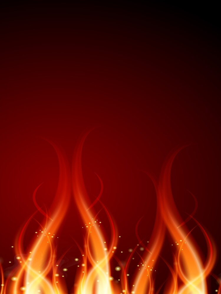Thumbnail 3 of 3, Scarf, Fire Flames Background designed and sold by robertllynch.